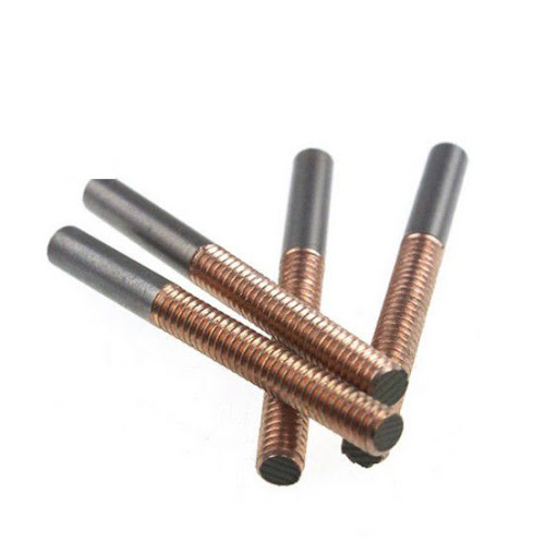 Tungsten Copper Through Hole Threaded Electrodes